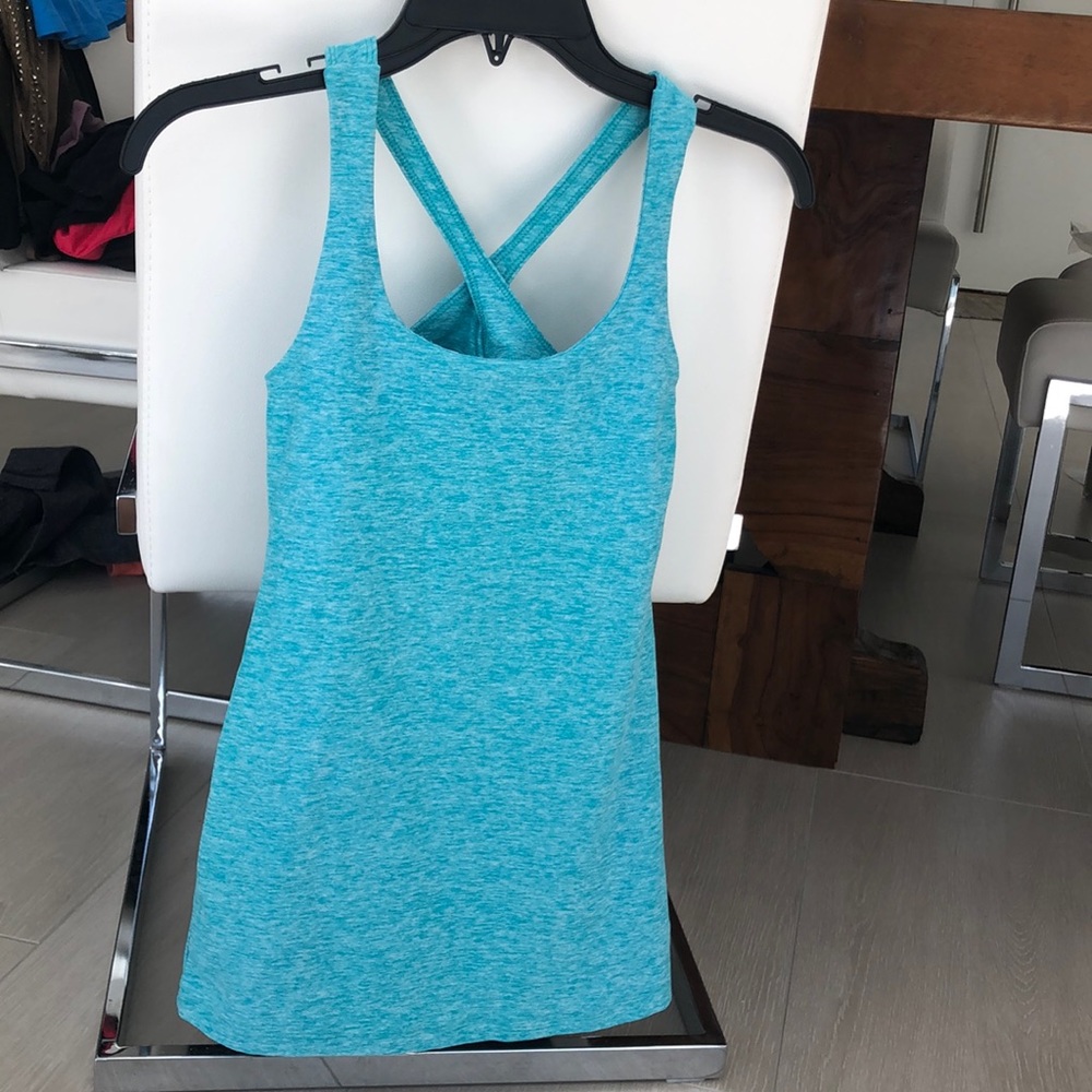 Beyond Yoga aqua tank top